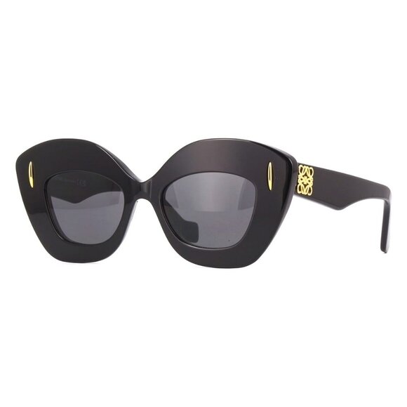 New LOEWE Black Cat Eye LW40127I 01A Sunglasses Women - Picture 1 of 4